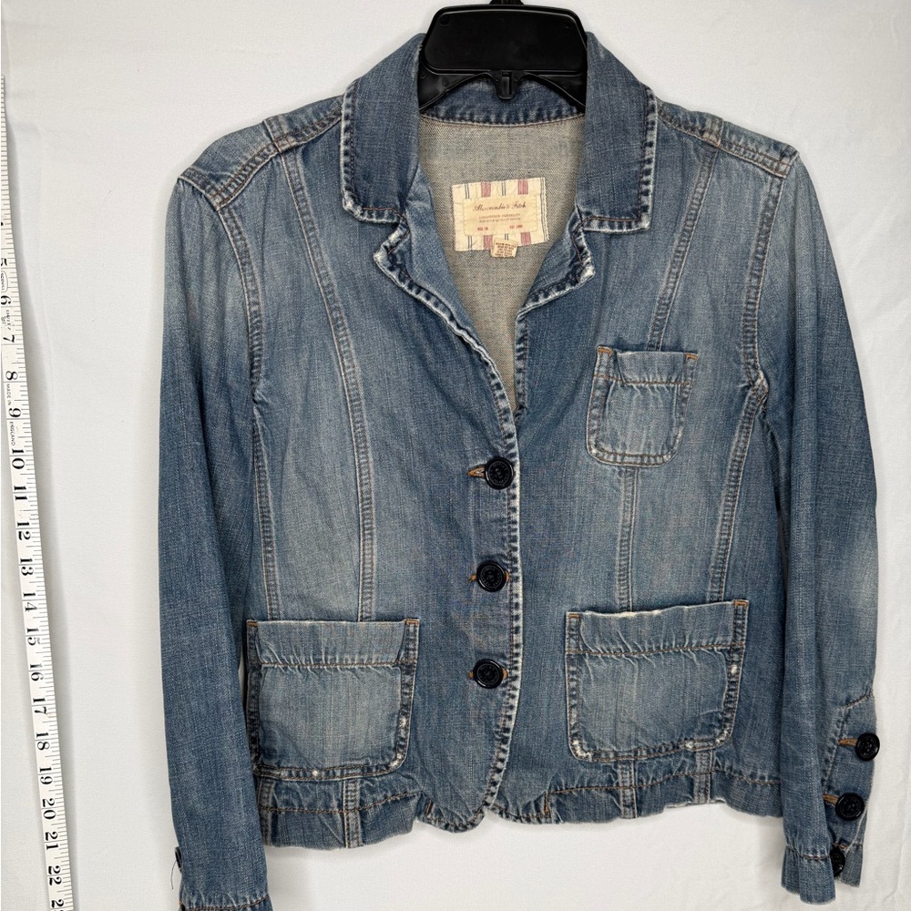 Vintage Abercrombie & Fitch Blue Jean Jacket